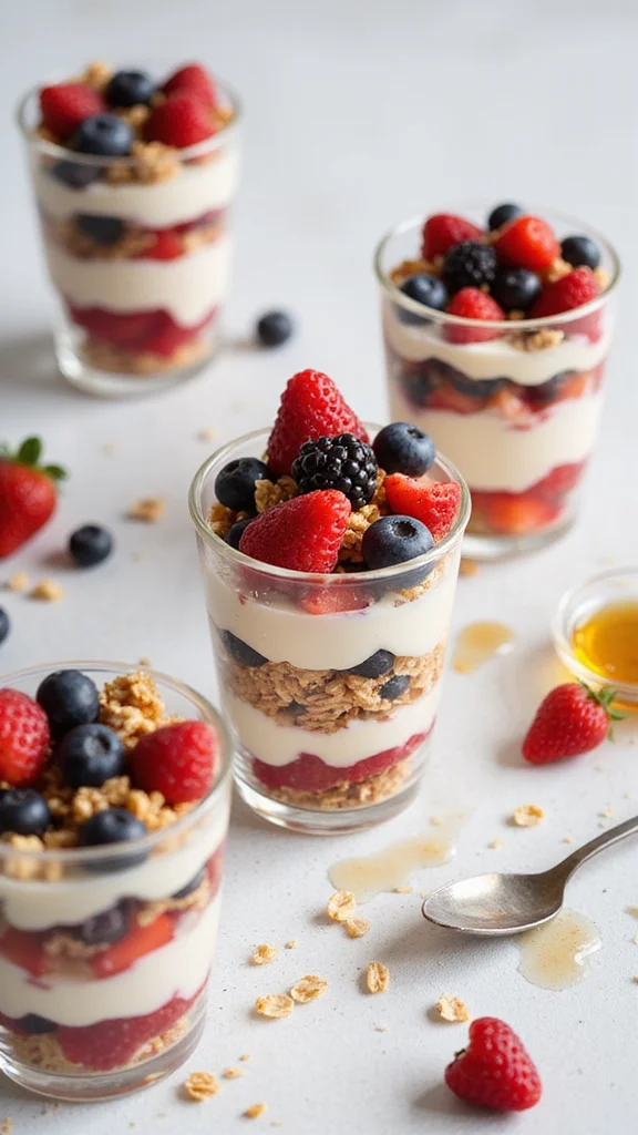 12 Crowd-Pleasing Potluck Breakfast Ideas for Any Occasion - 12. Creamy Yogurt Parfaits 1