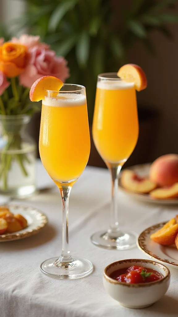 12 Elegant Breakfast Brunch Ideas to Genuinely Impress Your Guests - 10. Mimosas and Bellinis 1