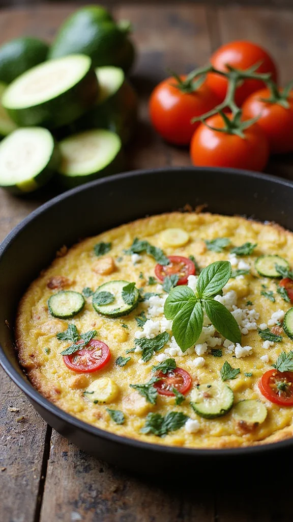 12 Healthy Breakfast Casserole Ideas That Never Sacrifice on Flavor - 5. Zucchini and Tomato Frittata 1