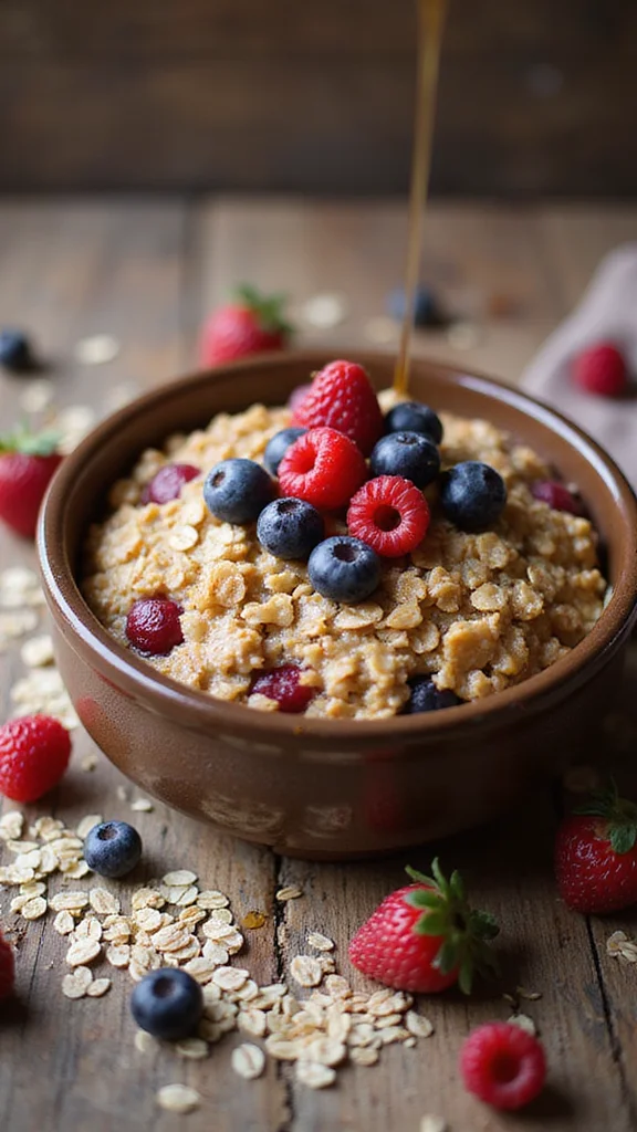 12 Healthy Breakfast Casserole Ideas That Never Sacrifice on Flavor - 6. Baked Oatmeal with Berries 1