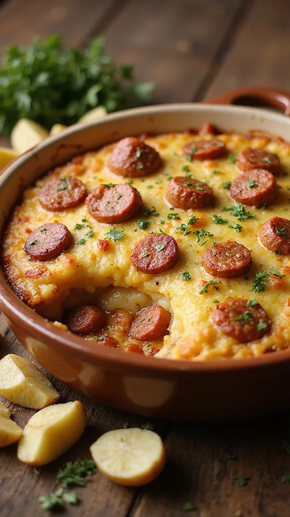 12 Healthy Breakfast Casserole Ideas That Never Sacrifice on Flavor - 7. Chorizo and Potato Bake 1