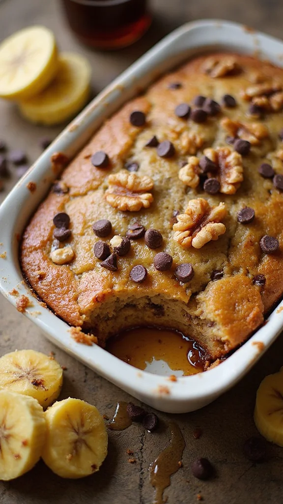 12 Healthy Breakfast Casserole Ideas That Never Sacrifice on Flavor - 9. Banana Bread Casserole 1