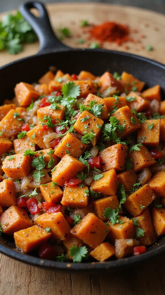 12 Healthy Breakfast Potato Recipes That Are Still Incredibly Delicious - 1. Crispy Sweet Potato Hash 1