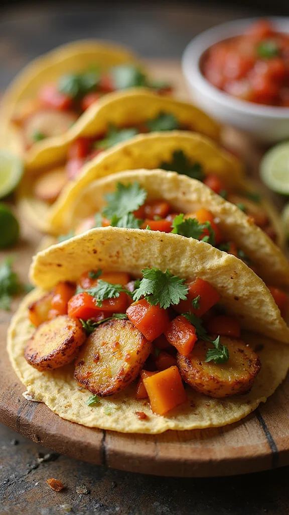 12 Healthy Breakfast Potato Recipes That Are Still Incredibly Delicious - 9. Spicy Breakfast Potato Tacos 1