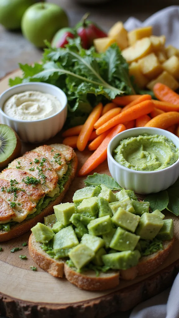 12 Seasonal Breakfast Grazing Board Ideas for Every Special Occasion - 7. Healthy Green Board 1