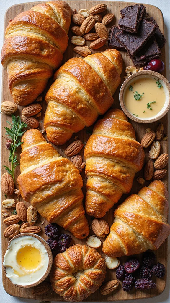 15 Beautiful Breakfast Grazing Board Ideas for Your Next Brunch - 3. Sweet and Nutty Extravaganza 1