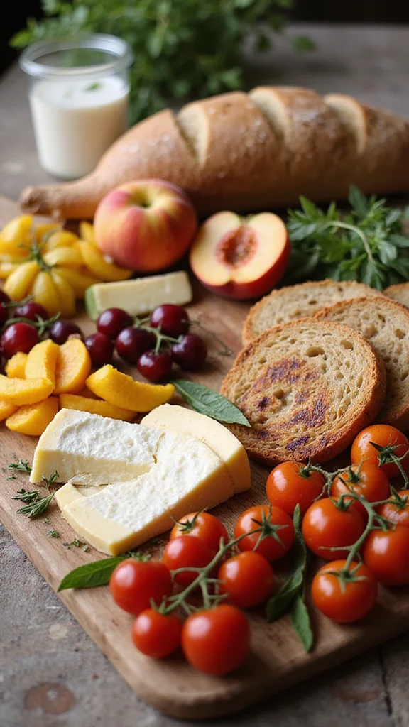 15 Beautiful Breakfast Grazing Board Ideas for Your Next Brunch - 7. Farm-to-Table Freshness 1