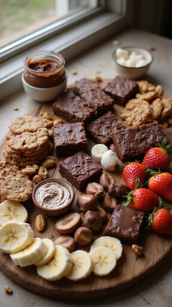 15 Beautiful Breakfast Grazing Board Ideas for Your Next Brunch - 8. Decadent Chocolate Lovers' Board 1