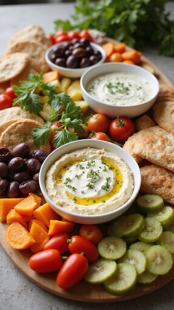 15 Beautiful Breakfast Grazing Board Ideas for Your Next Brunch - 9. Mediterranean Bliss 1