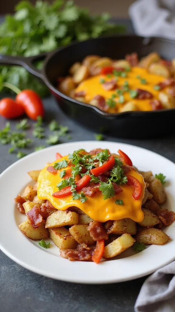 15 Crispy Breakfast Potato Recipes You'll Want to Make Every Weekend - 2. Loaded Breakfast Potatoes 1