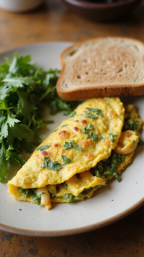15 Easy Breakfast Brunch Ideas for a Crowd That Everyone Will Love - 12. Herb and Cheese Omelette 1