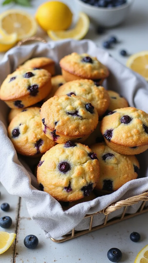 15 Easy Breakfast Brunch Ideas for a Crowd That Everyone Will Love - 15. Lemon Blueberry Muffins 1