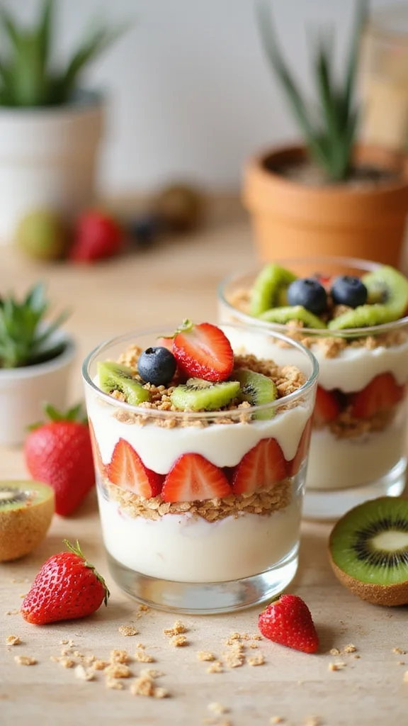 15 Easy Breakfast Brunch Ideas for a Crowd That Everyone Will Love - 4. Fruit and Yogurt Parfaits 1