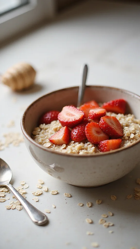 15 Easy Strawberry Breakfast Recipes Kids Will Beg You to Make - 12. Strawberry Oatmeal 1
