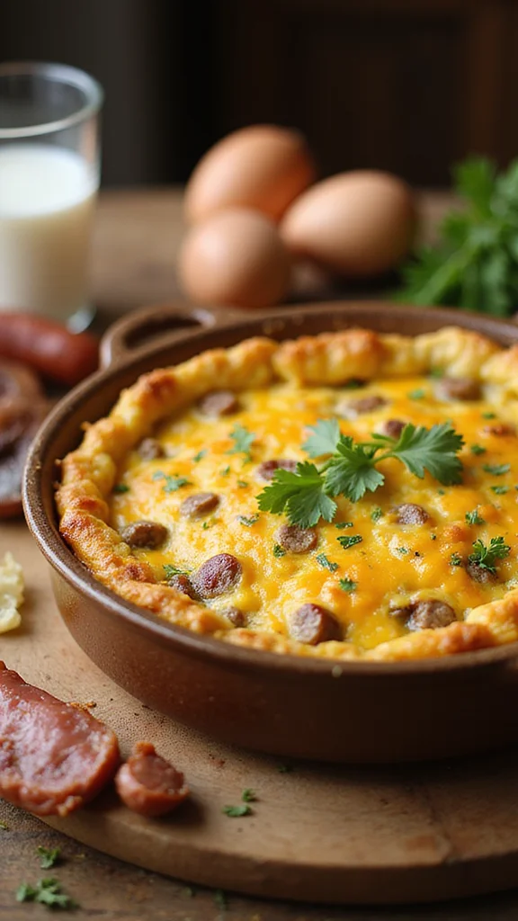 15 Make-Ahead Breakfast Casserole Ideas Perfect for Christmas Morning - 1. Hearty Sausage and Egg Casserole 1