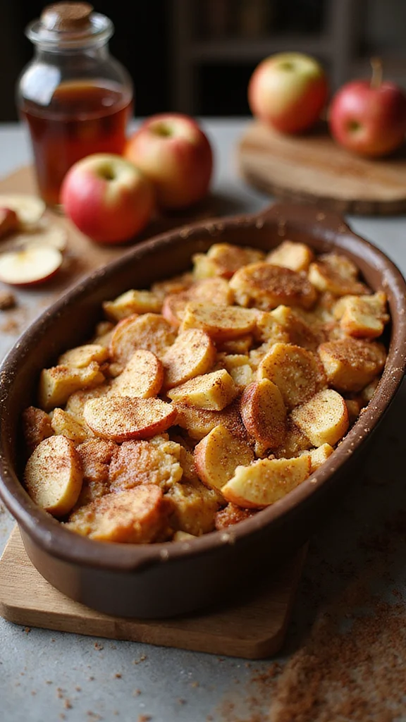 15 Make-Ahead Breakfast Casserole Ideas Perfect for Christmas Morning - 13. Apple Cinnamon Overnight French Toast Casserole 1