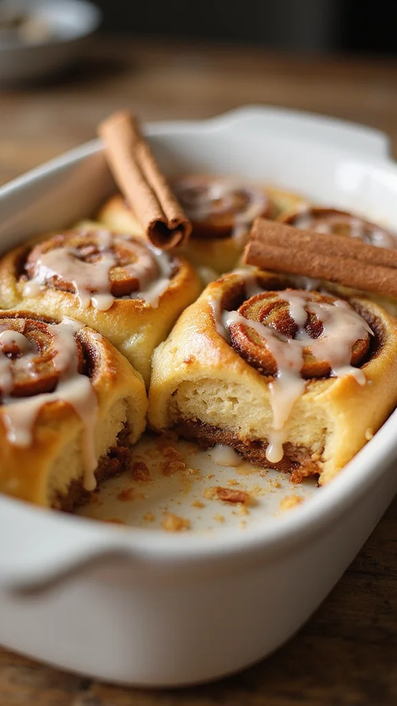 15 Make-Ahead Potluck Breakfast Ideas That Travel Perfectly - 11. Cinnamon Roll Casserole 1