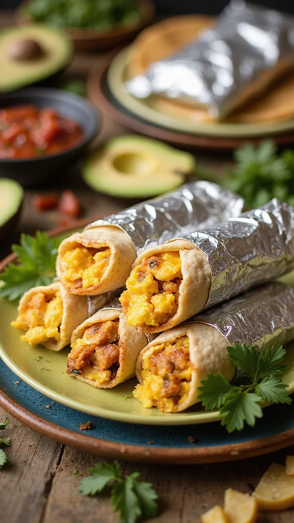 15 Make-Ahead Potluck Breakfast Ideas That Travel Perfectly - 3. Mini Breakfast Burritos 1