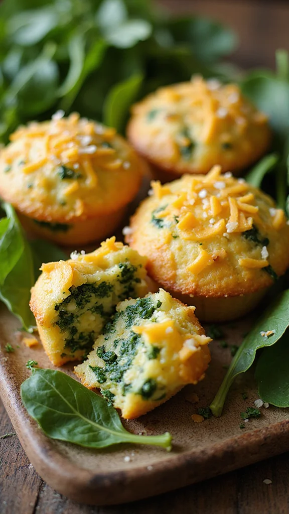 15 Make-Ahead Potluck Breakfast Ideas That Travel Perfectly - 5. Cheesy Spinach and Egg Muffins 1