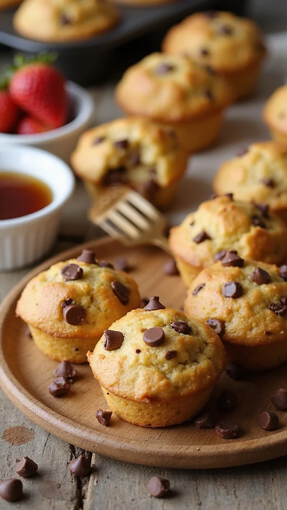 15 Make-Ahead Potluck Breakfast Ideas That Travel Perfectly - 9. Chocolate Chip Pancake Muffins 1