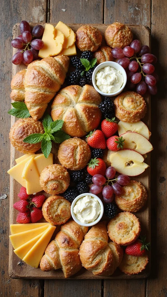 18 Budget-Friendly Breakfast Grazing Board Ideas That Still Wow - 1. The Classic Continental 1