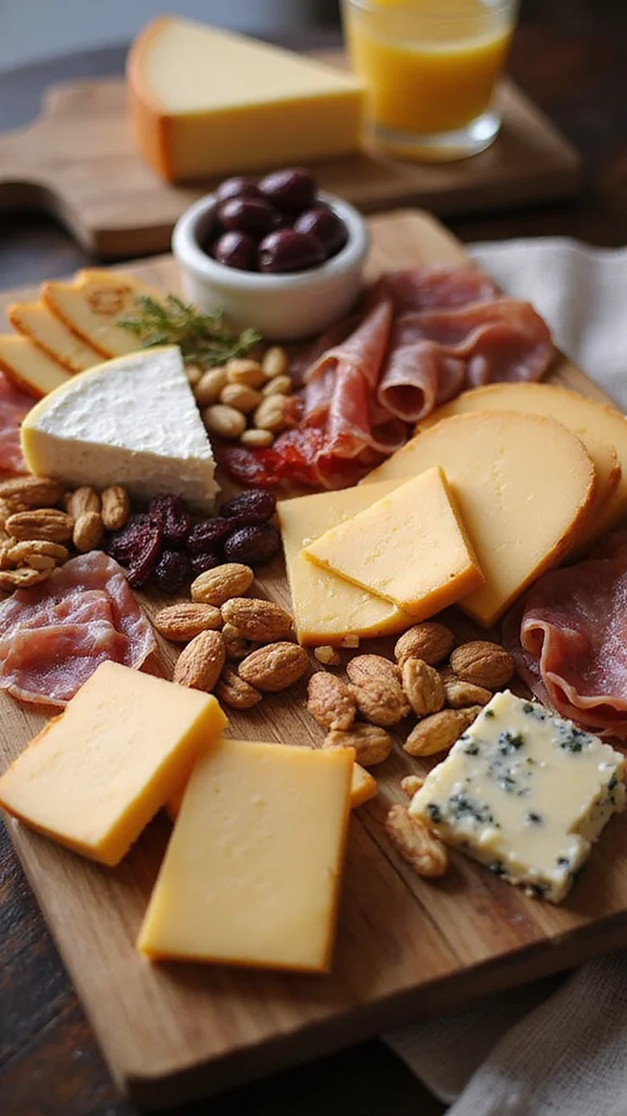 18 Budget-Friendly Breakfast Grazing Board Ideas That Still Wow - 10. Rustic Cheese and Charcuterie 1