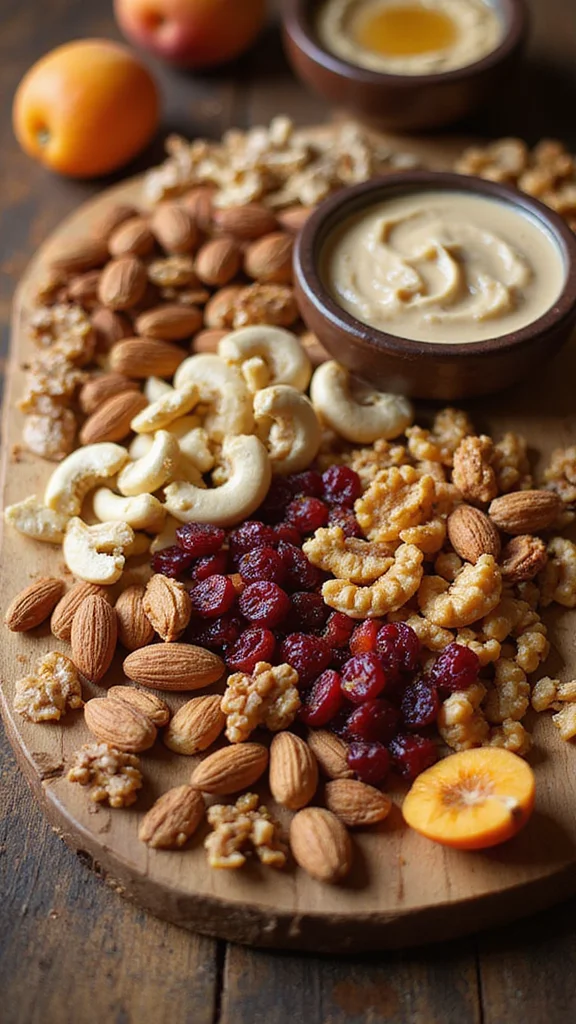 18 Budget-Friendly Breakfast Grazing Board Ideas That Still Wow - 3. Nutty Indulgence 1