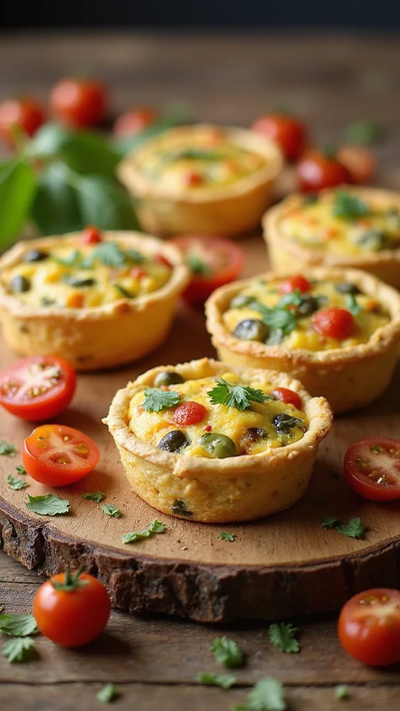 18 Budget-Friendly Breakfast Grazing Board Ideas That Still Wow - 7. Mini Quiches and Frittatas 1
