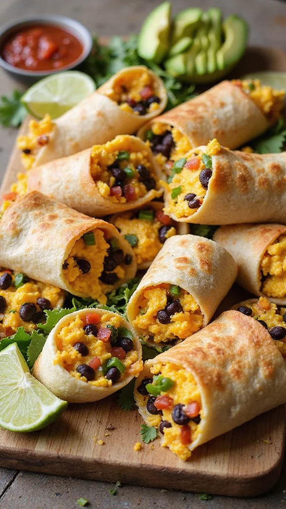 18 Budget-Friendly Breakfast Grazing Board Ideas That Still Wow - 8. Breakfast Burrito Bites 1
