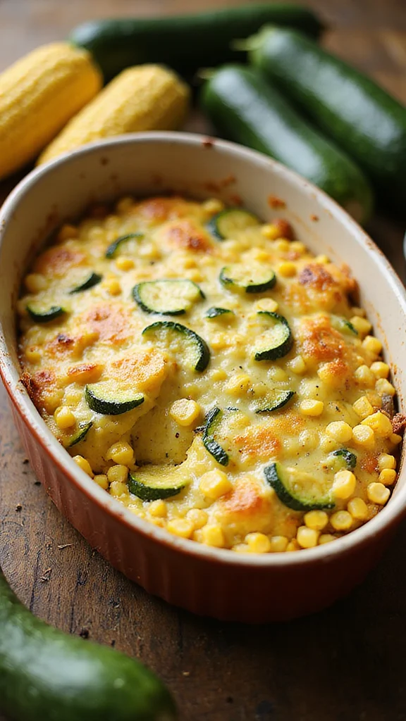 18 Crowd-Pleasing Breakfast Casserole Ideas for Brunch Gatherings - 12. Zucchini and Corn Casserole 1
