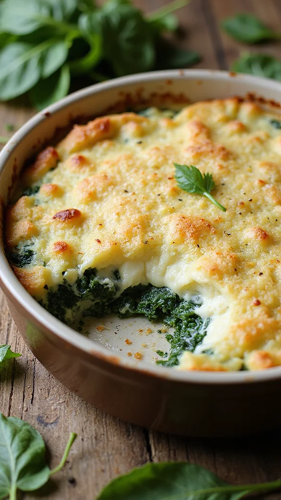 18 Crowd-Pleasing Breakfast Casserole Ideas for Brunch Gatherings - 15. Spinach and Ricotta Casserole 1