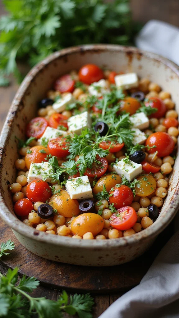 18 Crowd-Pleasing Breakfast Casserole Ideas for Brunch Gatherings - 16. Mediterranean Chickpea Casserole 1