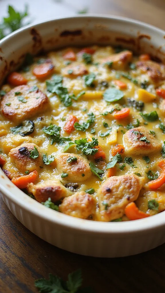 18 Crowd-Pleasing Breakfast Casserole Ideas for Brunch Gatherings - 3. Cheesy Vegetable Strata 1