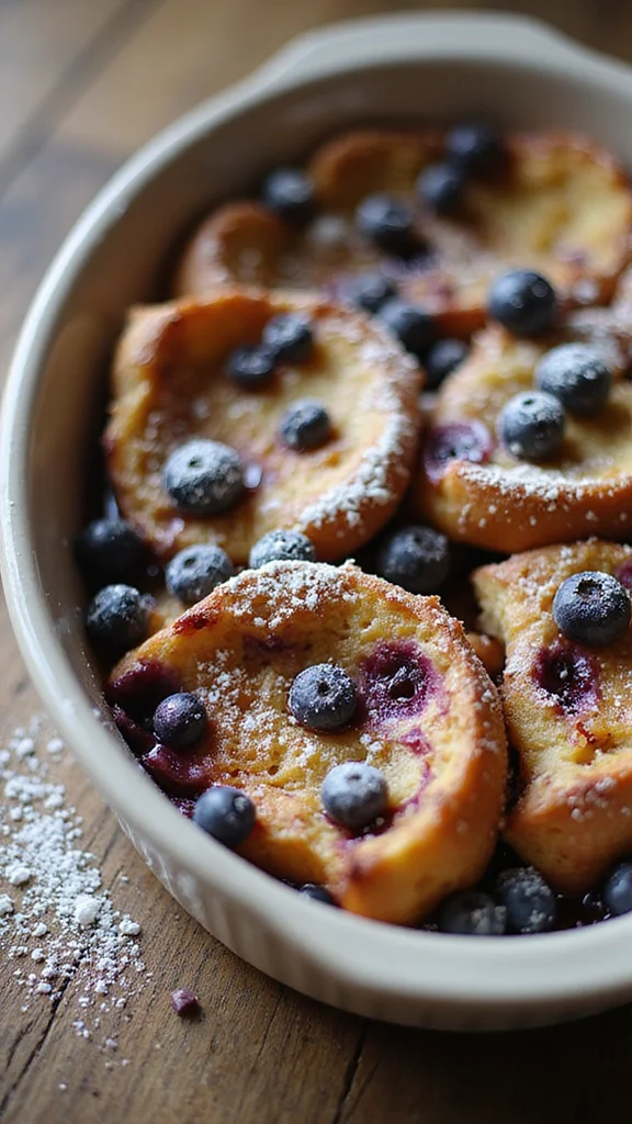 18 Crowd-Pleasing Breakfast Casserole Ideas for Brunch Gatherings - 8. Blueberry French Toast Casserole 1