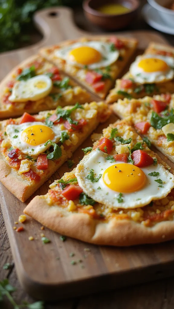 18 Healthy Potluck Breakfast Ideas That Are Actually Delicious - 12. Breakfast Pizza 1