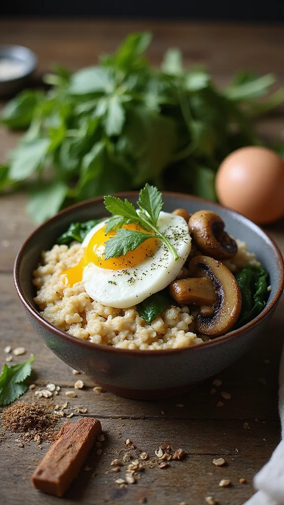 18 Healthy Potluck Breakfast Ideas That Are Actually Delicious - 6. Savory Oatmeal Bowls 1