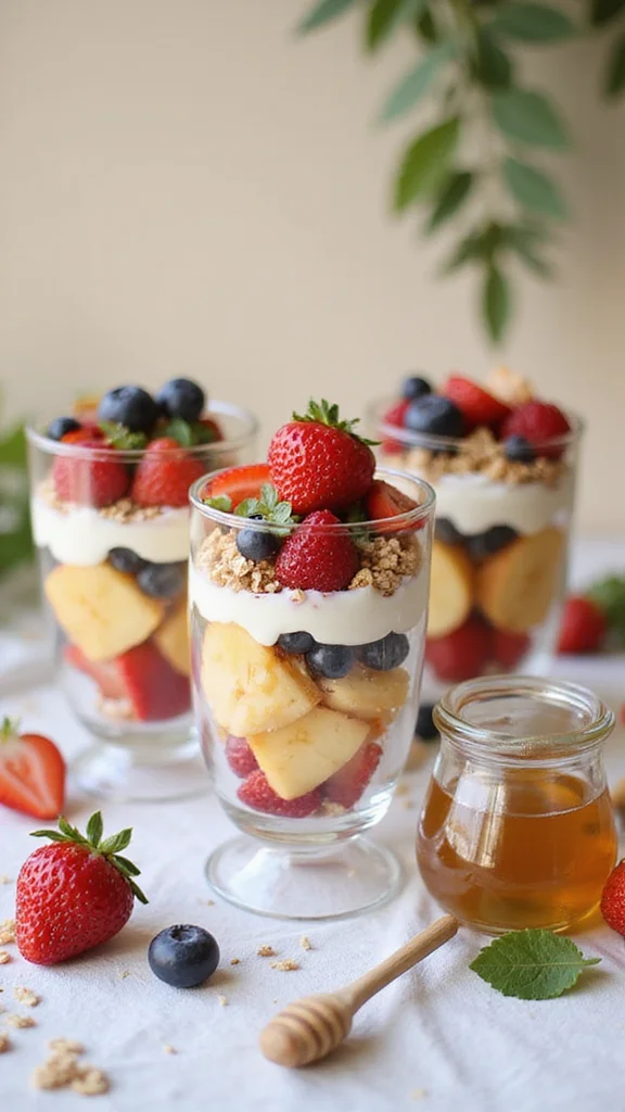 18 Make-Ahead Breakfast Brunch Ideas That Save You Precious Time - 11. Fruit and Yogurt Parfaits 1