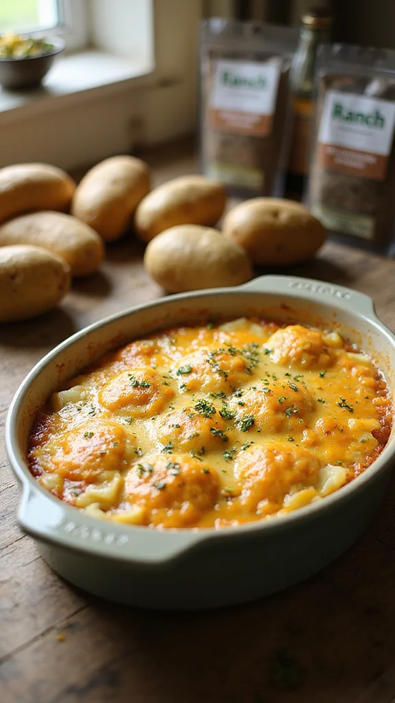 18 Make-Ahead Breakfast Potato Recipes Perfect for Busy Weekday Mornings - 14. Ranch Potato Bake 1