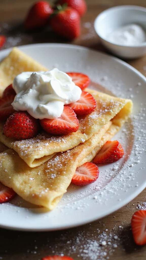 18 Make-Ahead Strawberry Breakfast Recipes to Prep for the Week Ahead - 18. Strawberry Crepes 1