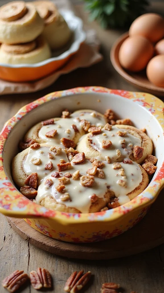 20 Easy Breakfast Casserole Ideas That Feed the Whole Family - 13. Cinnamon Roll Casserole 1