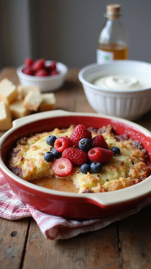 20 Easy Breakfast Casserole Ideas That Feed the Whole Family - 20. Berry Yogurt Breakfast Casserole 1