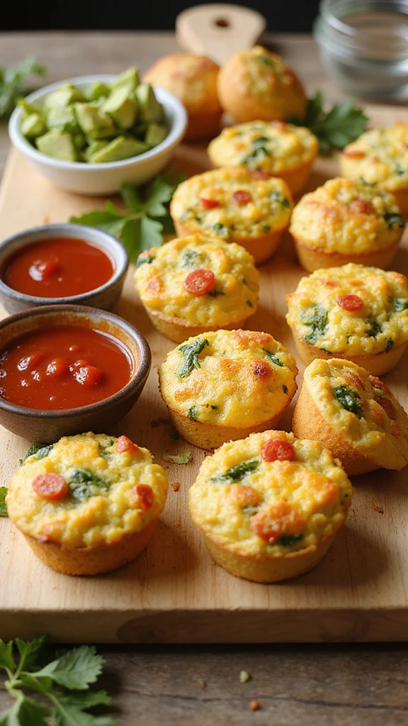 20 Easy Breakfast Grazing Board Ideas That Look Like You Tried Hard - 11. Baked Egg Muffins Spread 1