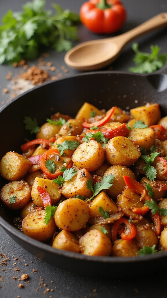 20 Easy Breakfast Potato Recipes That Will Become Your New Favorites - 4. Spicy Potato Skillet 1