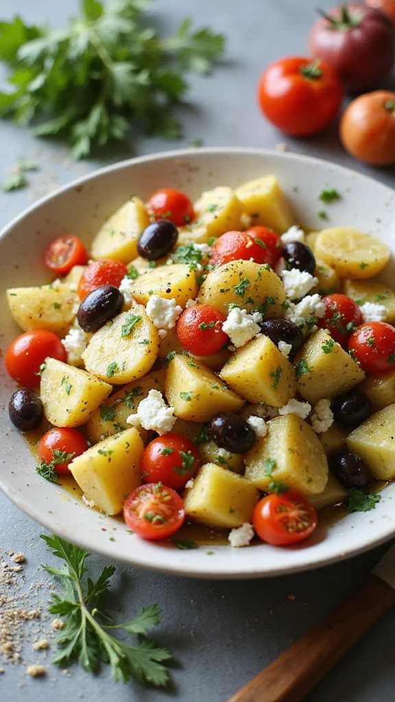 20 Easy Breakfast Potato Recipes That Will Become Your New Favorites - 5. Mediterranean Potato Salad 1