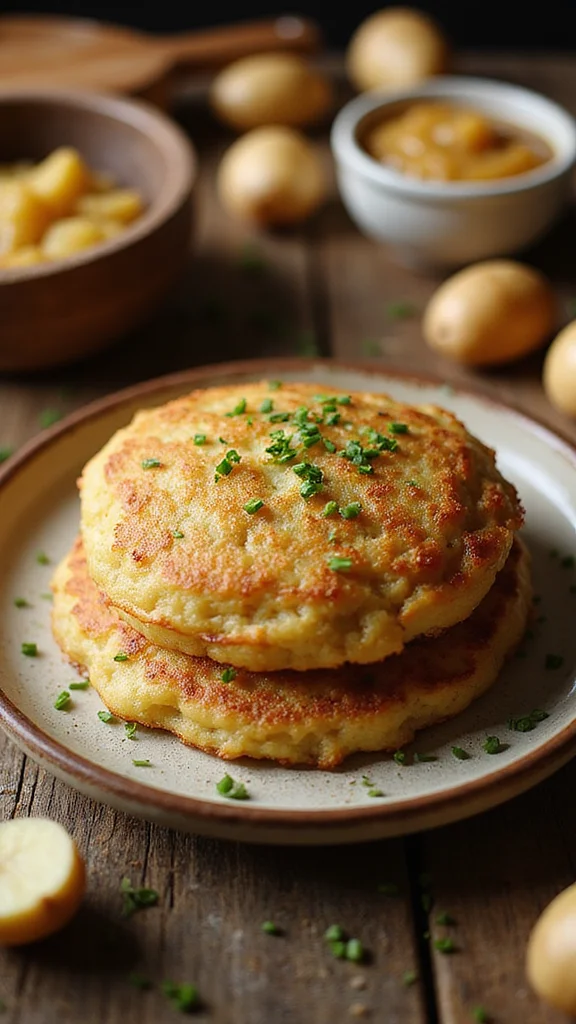 20 Easy Breakfast Potato Recipes That Will Become Your New Favorites - 8. Potato Pancakes with Applesauce 1