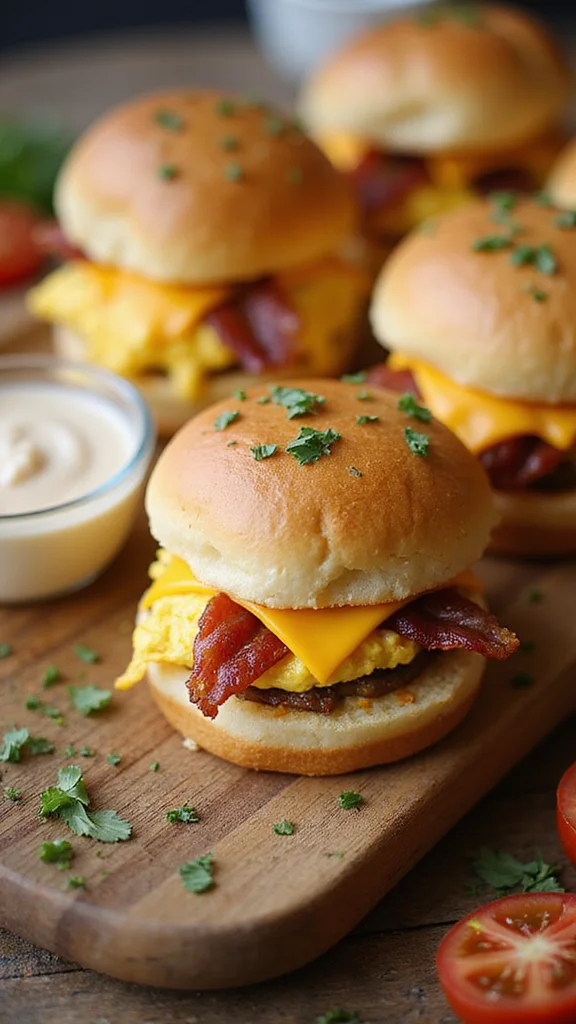 20 Easy Breakfast Slider Recipes Perfect for Feeding a Crowd - 1. Classic Bacon, Egg, and Cheese Sliders 1