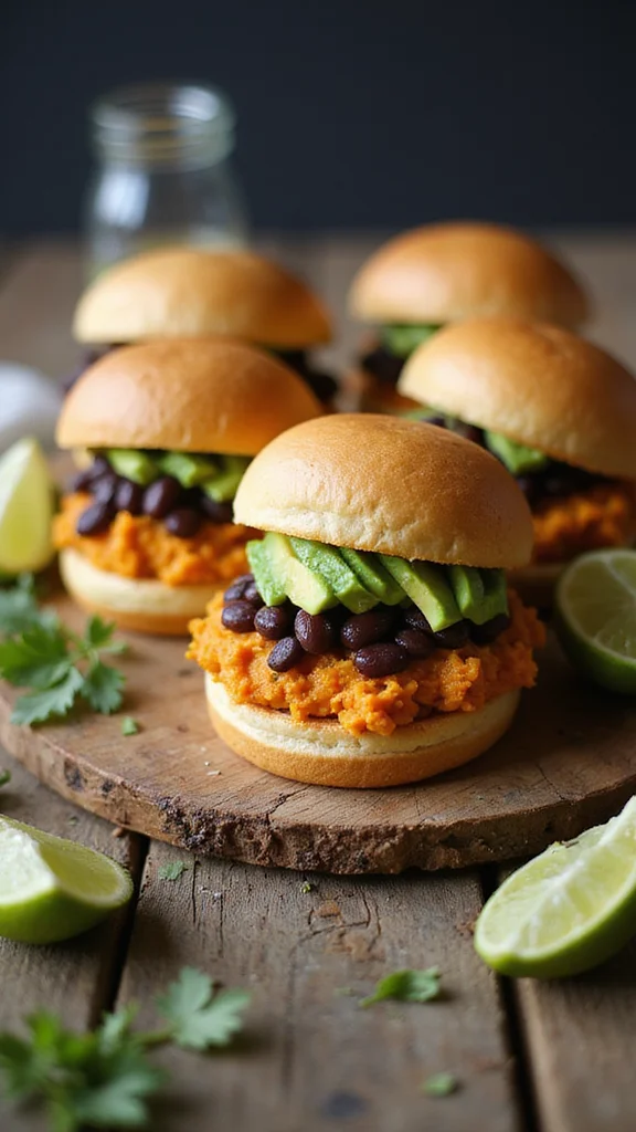 20 Easy Breakfast Slider Recipes Perfect for Feeding a Crowd - 15. Sweet Potato and Black Bean Breakfast Sliders 1