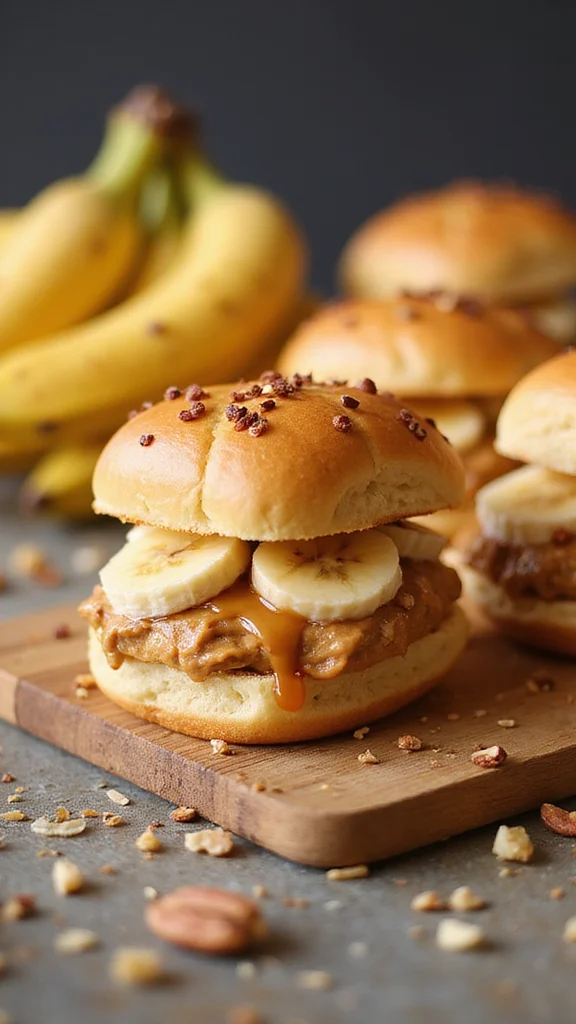 20 Easy Breakfast Slider Recipes Perfect for Feeding a Crowd - 16. Nut Butter and Banana Breakfast Sliders 1