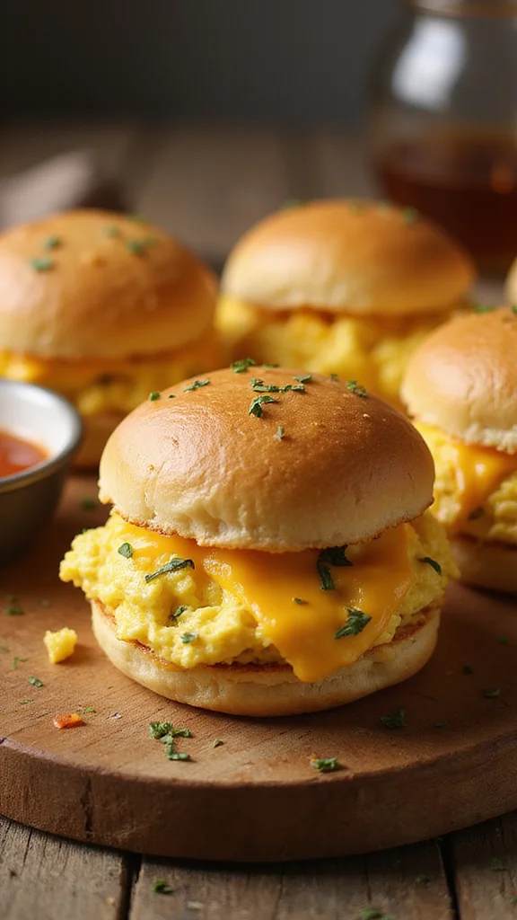 20 Easy Breakfast Slider Recipes Perfect for Feeding a Crowd - 19. Baked Egg and Cheese Sliders 1