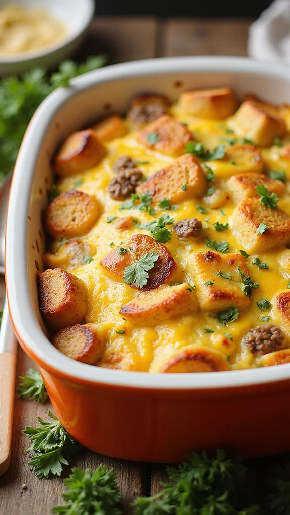 20 Easy Potluck Breakfast Ideas That Everyone Will Devour - 1. Classic Breakfast Casserole 1